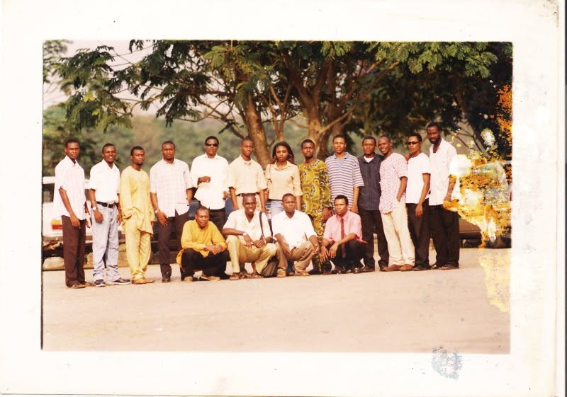 A group photograph from school